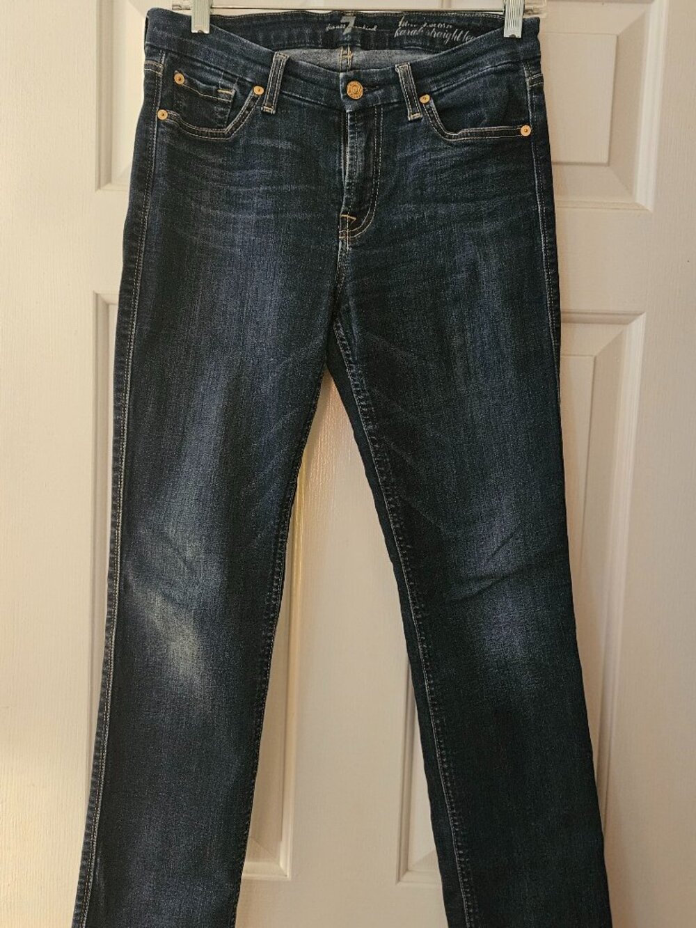 7 For All Mankind Straight Leg Jeans, Size 29